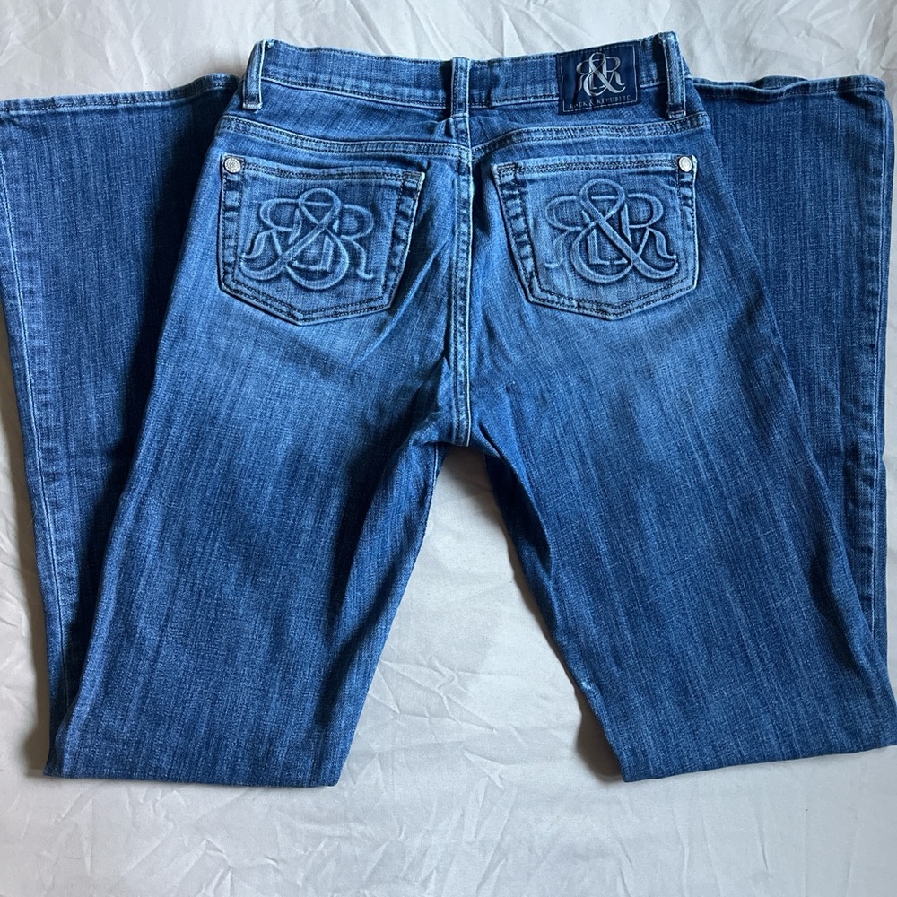 Rock & Republic Women's Boot Cut Blue Jeans